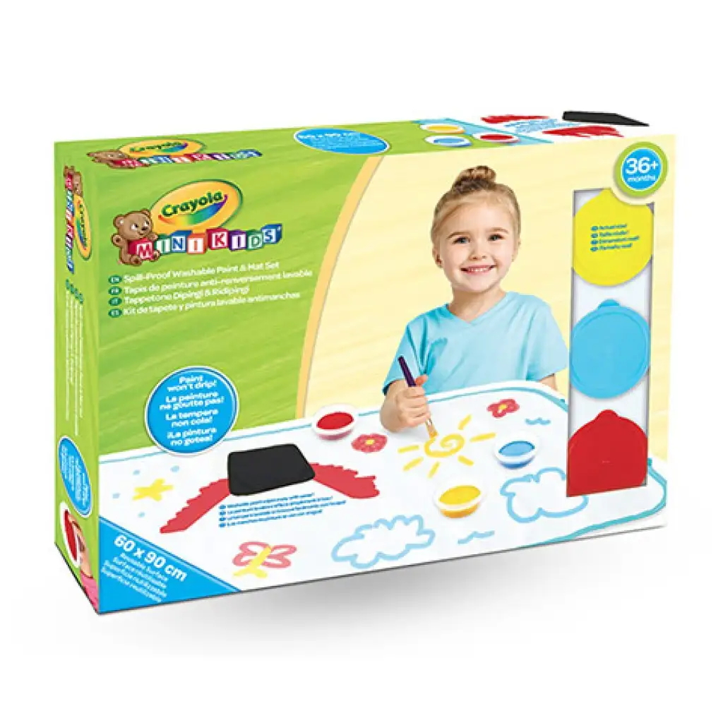 Crayola: Colour Pop Irka-Firka szőnyeg cseppmentes temperával kép 1