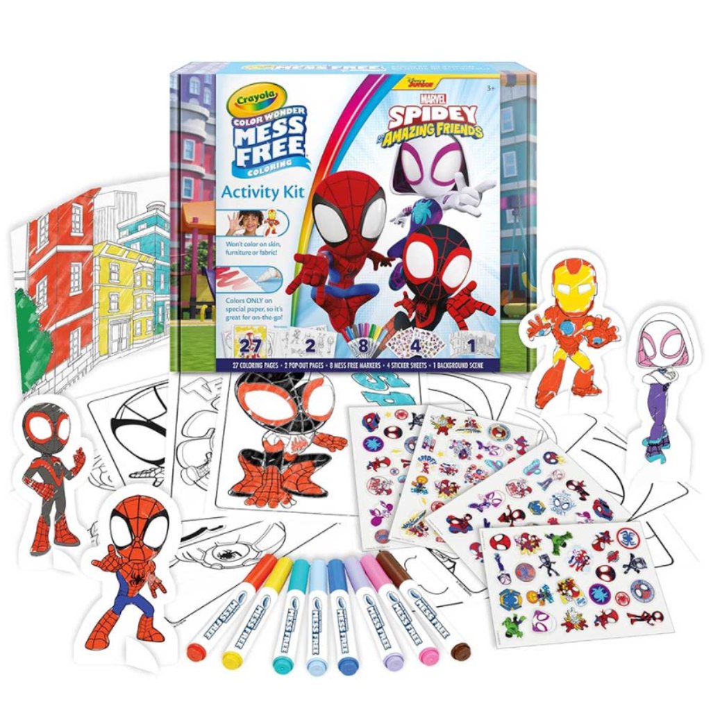 Crayola: Color Wonder Pókember - Póki foglalkoztató kreatív szett kép 1
