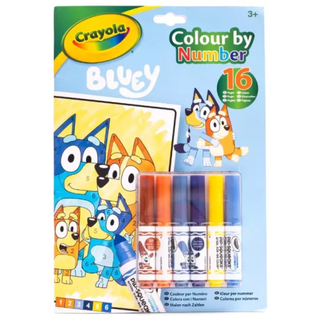Crayola: Szám szerinti színező - Bluey kép 1