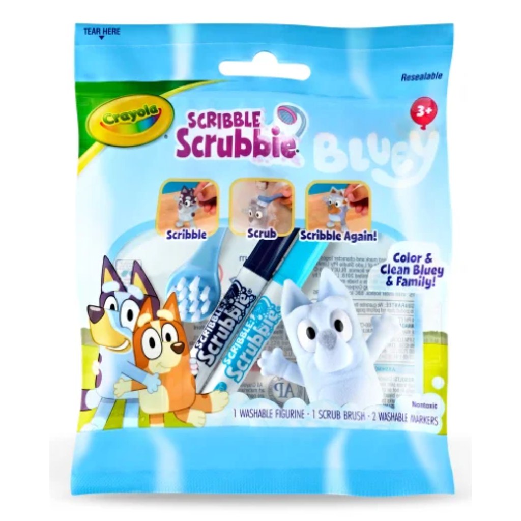 Crayola: Washimals Bluey 1db-os figura szett kép 1