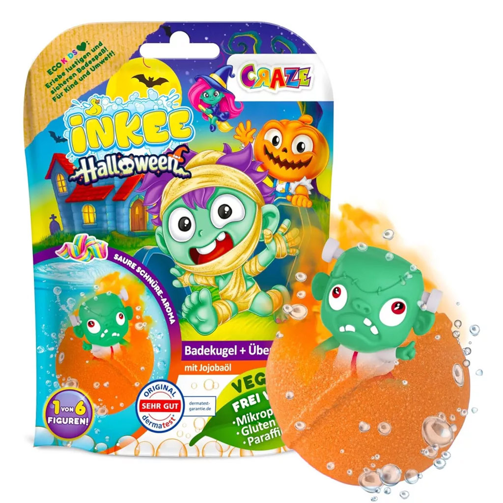 Craze Inkee: Halloween fürdőbomba meglepetéssel kép 1