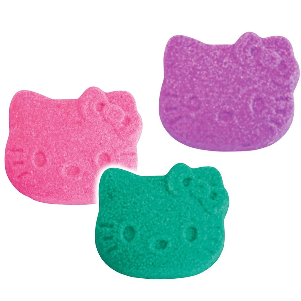 Craze Inkee: Vegán fürdő bomba formák - Hello Kitty vattacukor aromával 3db-os kép 2