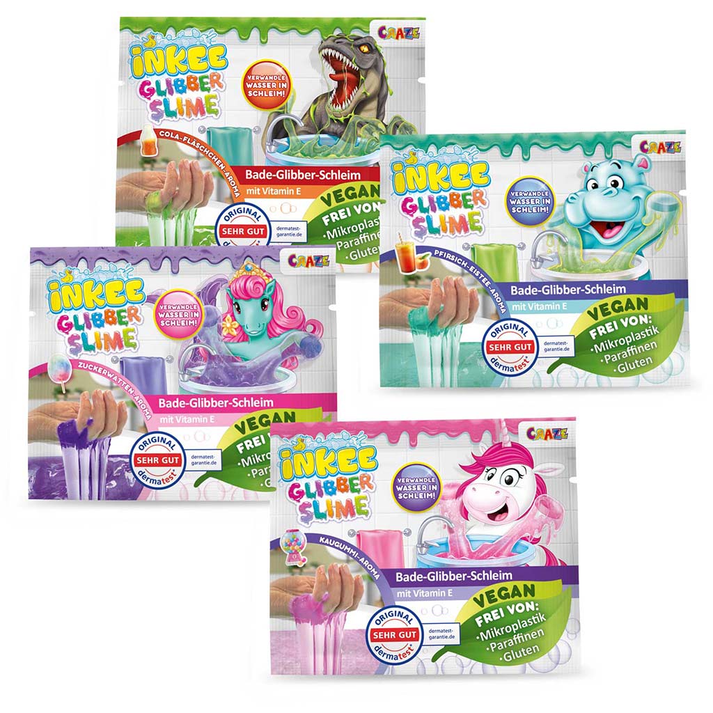 Craze Inkee: Vegán fürdő mini slime többféle kép 1