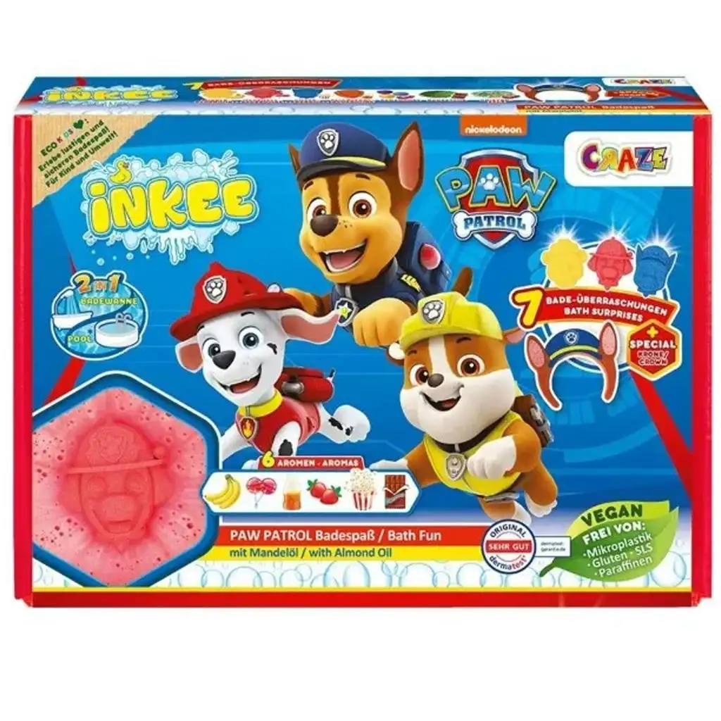 Craze: Inkee Mancs őrjárat nagy vegán fürdőszett kép 1
