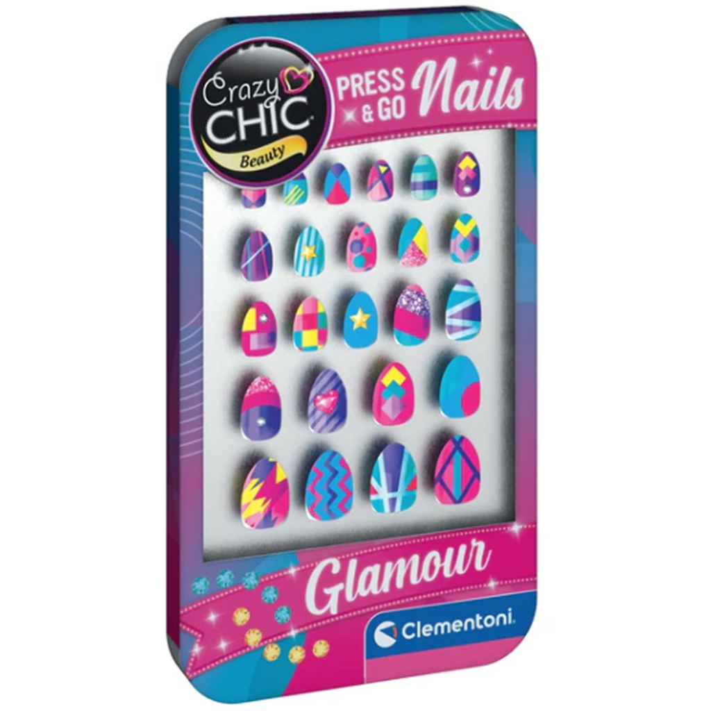 Crazy Chic: Glamour öntapadós műköröm készlet 1db - Clementoni kép 2