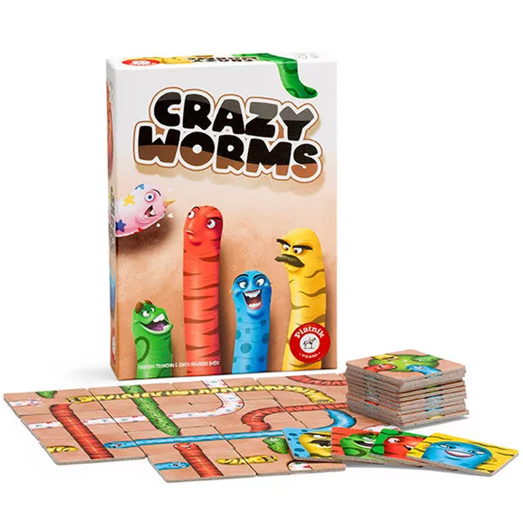 Crazy Worms társasjáték - Piatnik kép 1