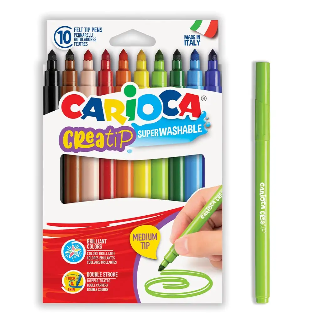 Creatip 10db-os filctoll szett - Carioca kép 1