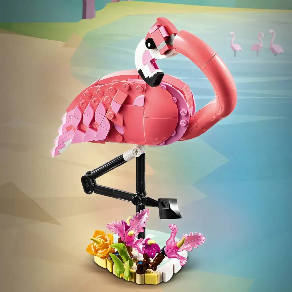 LEGO® Creator: Vadállatok: Rózsaszín flamingó (31170) kép 3
