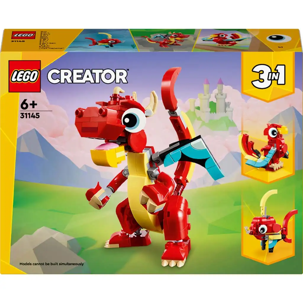 LEGO® Creator: Vörös sárkány (31145) kép 1