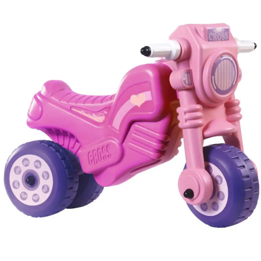 Lábbal hajtós magenta cross motor - D-Toys kép 1