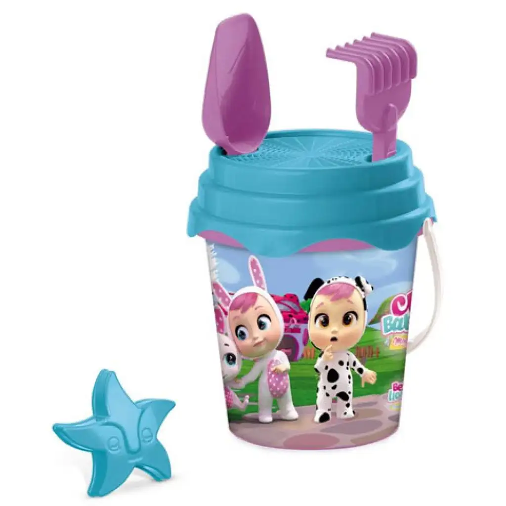 Cry Babies homokozó szett vödörrel - Mondo Toys kép 1