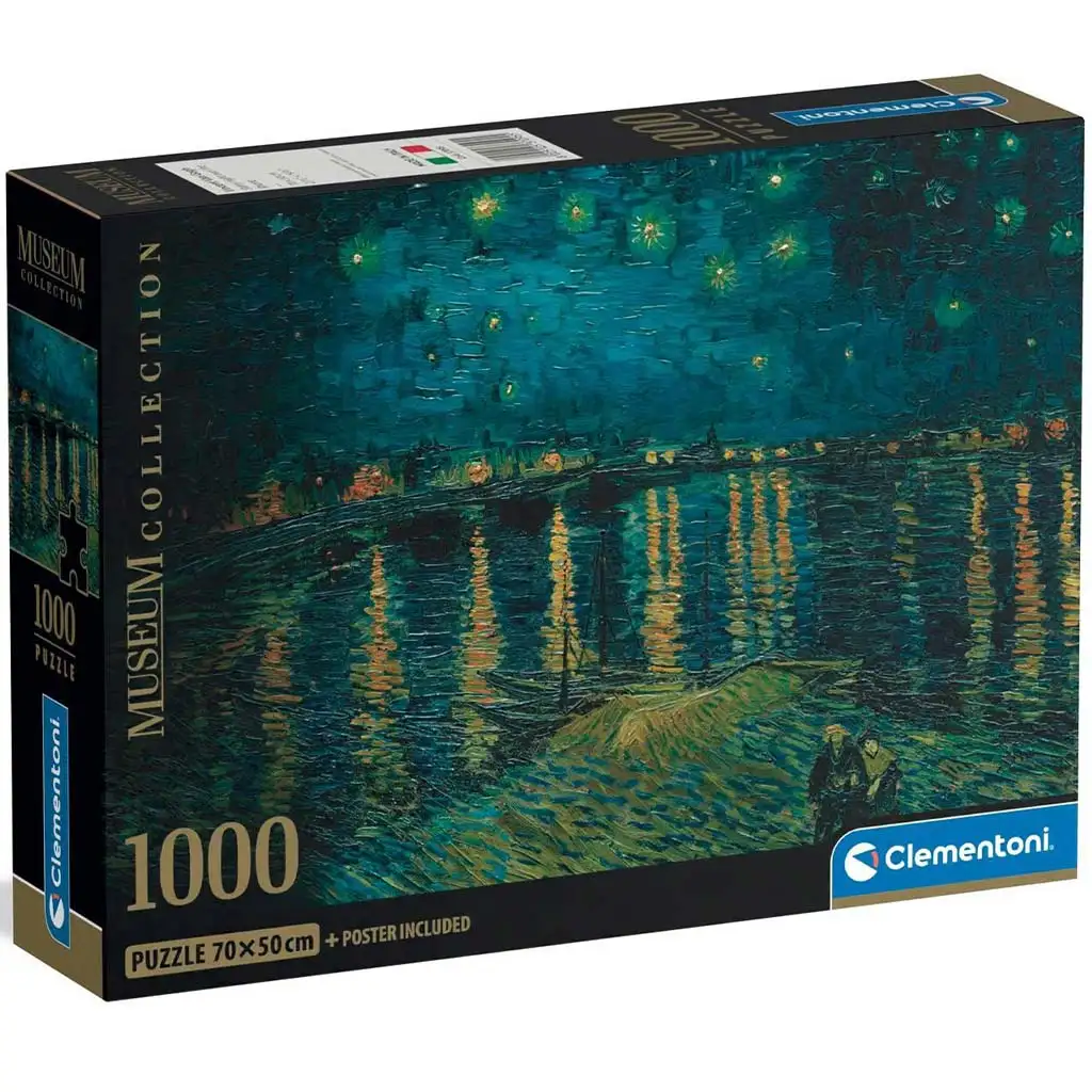Museum Collection: Van Gogh - Csillagos éjszaka 1000 db-os HQC compact puzzle - Clementoni kép 1