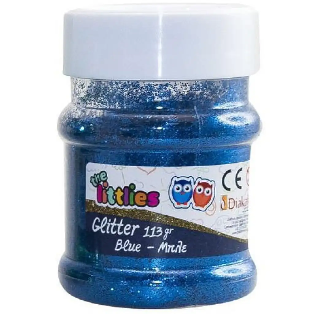 Csillámpor kék színben 113gr kép 1