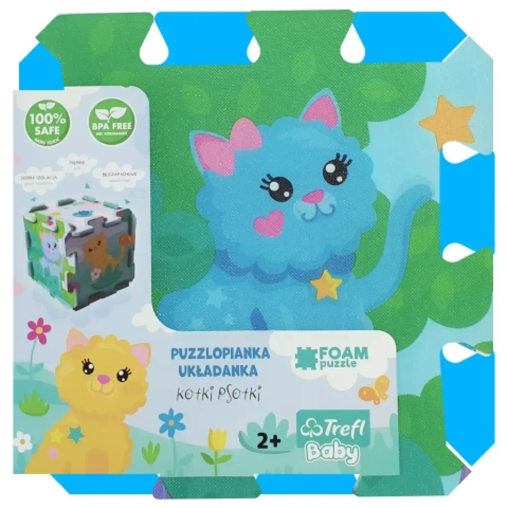 Csintalan cicák szivacs puzzle - Trefl kép 1