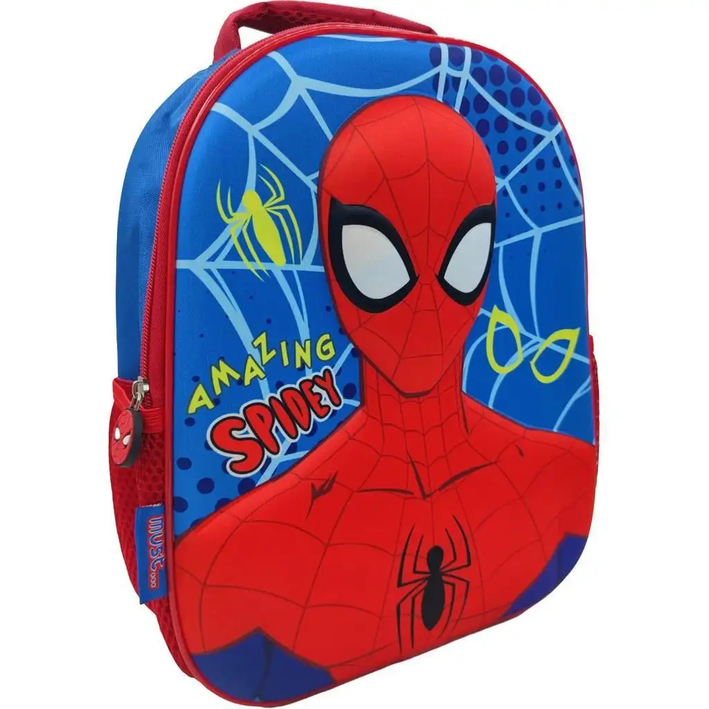 Csodás Pókember 3D lekerekített iskolatáska, hátizsák 26x10x32cm kép 1