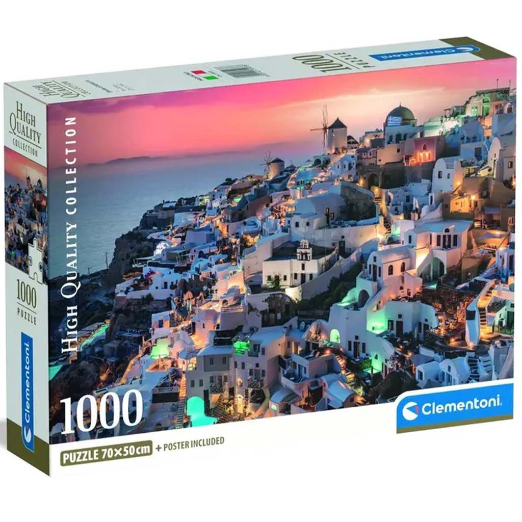 Csodás Santorini HQC 1000db-os puzzle - Clementoni kép 1