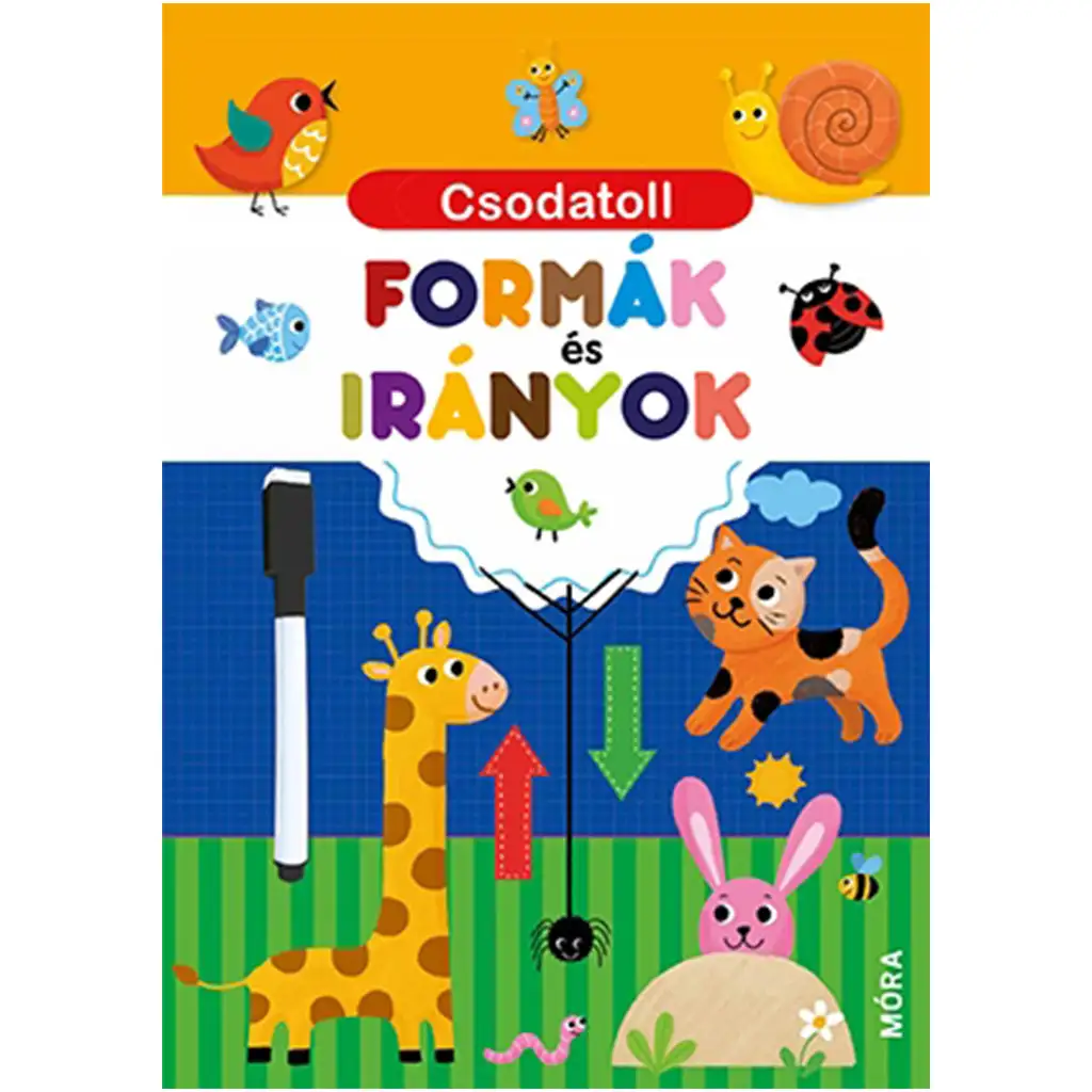 Móra: Csodatoll - Formák és irányok interaktív foglalkoztatókönyv kép 1