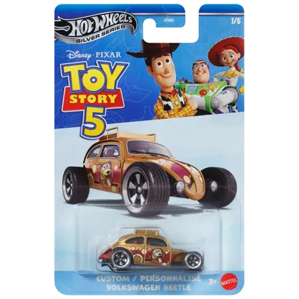 Hot Wheels Silver Series: Toy Story 5 Volkswagen Beetle kisautó 1/64 - Mattel kép 1