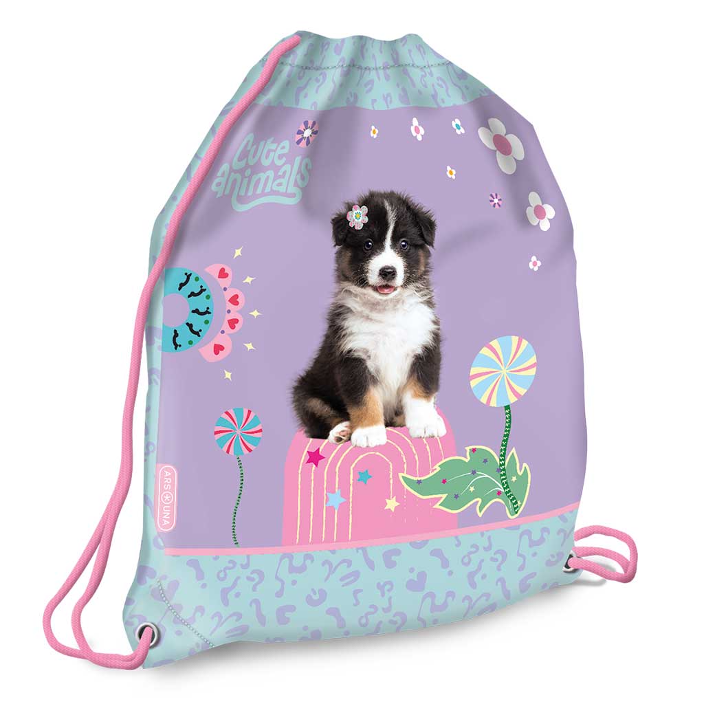 Ars Una: Cute Animals Aussie tornazsák, sportzsák 32x42cm kép 1