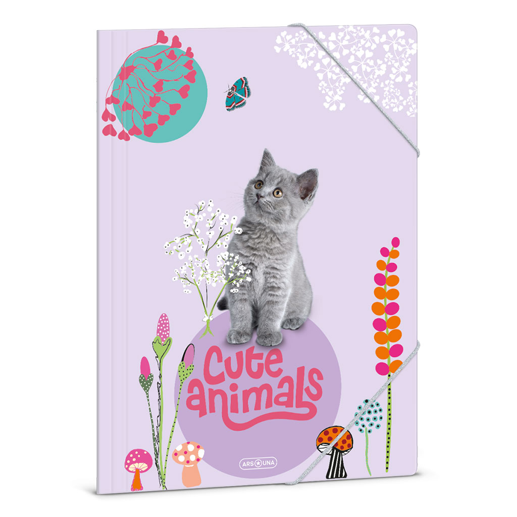 Ars Una: Cute Animal Cicás gumis mappa A4 kép 1