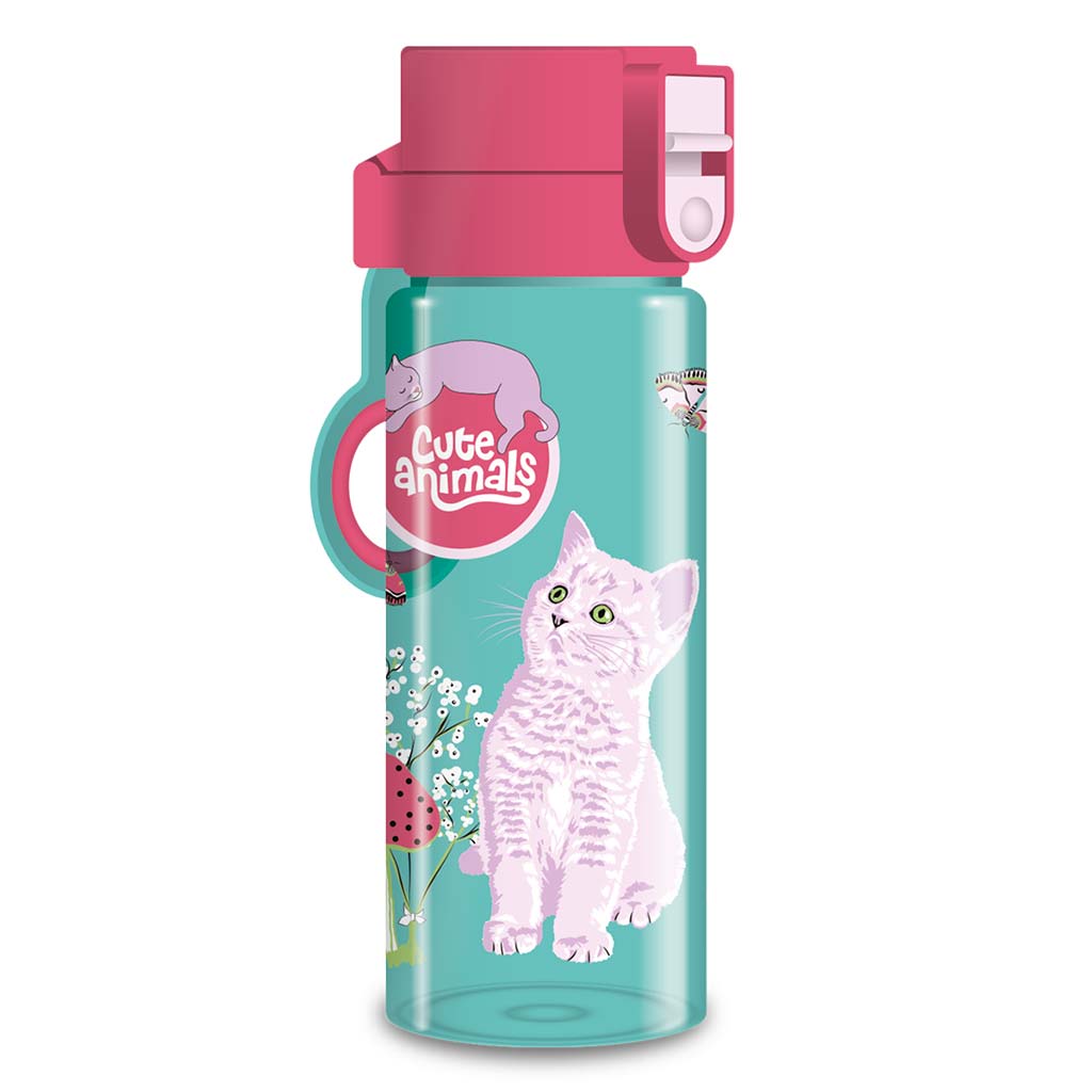 Ars Una: Cute Animals Kitten BPA mentes kulacs 475ml kép 1
