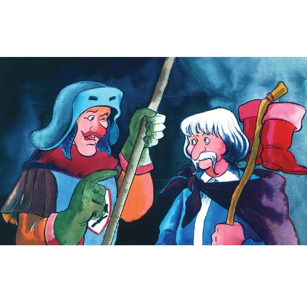 Mátyás király és a varga diafilm kép 1
