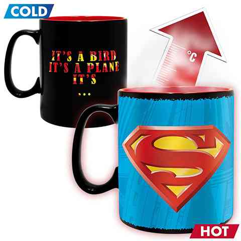 DC Comics - Superman hőre változó bögre 460ml kép 2