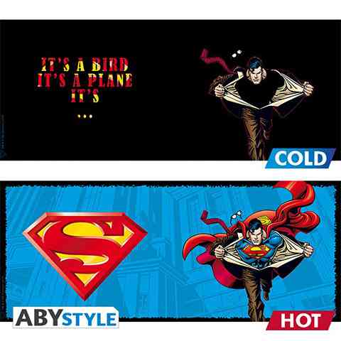 DC Comics - Superman hőre változó bögre 460ml kép 3