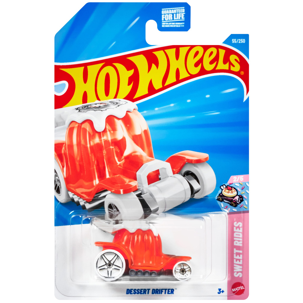 Hot Wheels: Dessert Drifter narancssárga kisautó 1/64 - Mattel kép 1