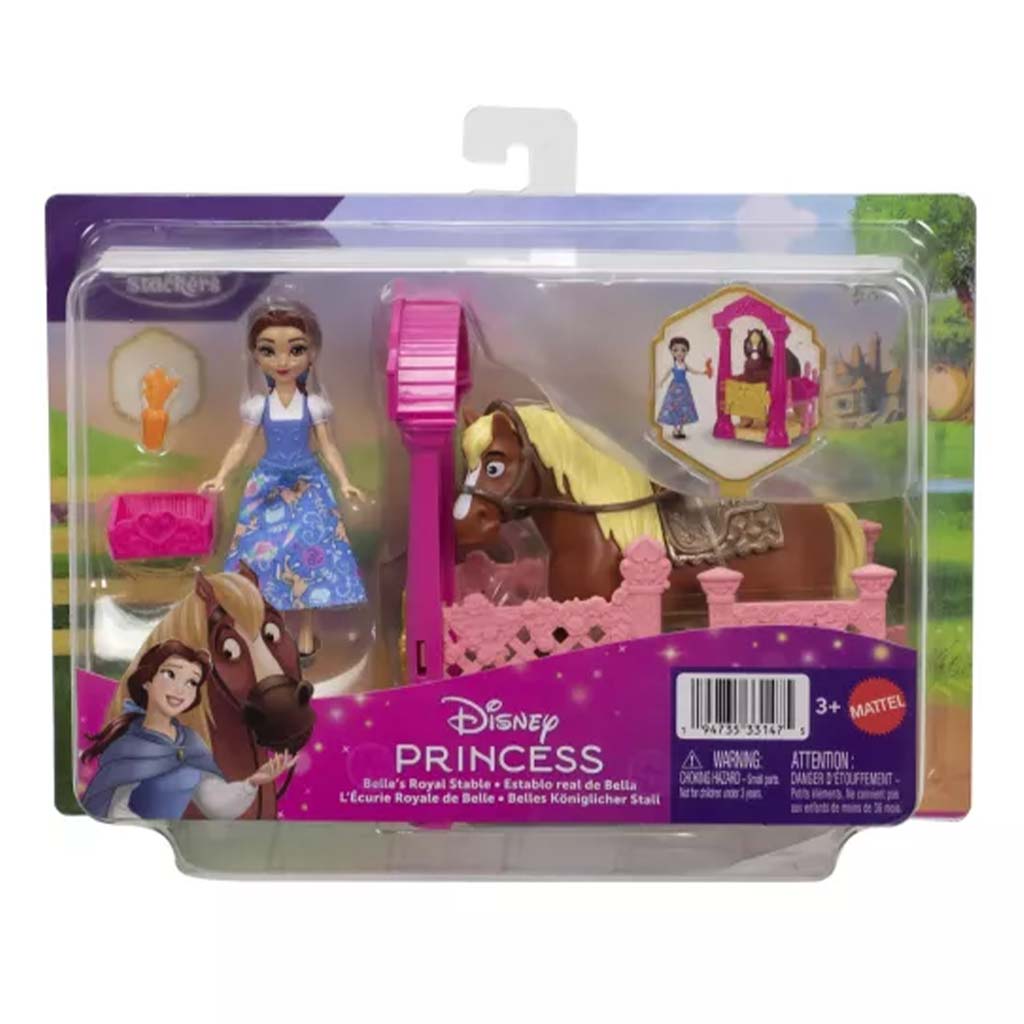 Disney Hercegnők: Mini Belle hercegnő királyi lovardája - Mattel kép 1