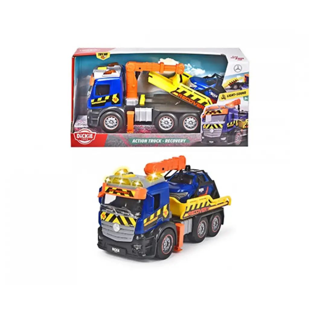 Action Truck Autómentő fénnyel és hanggal 26cm - Dickie Toys kép 1