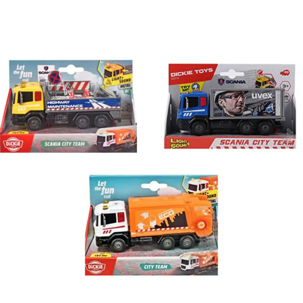 Dickie City Városi teherautó többféle változatban - Dickie Toys kép 1