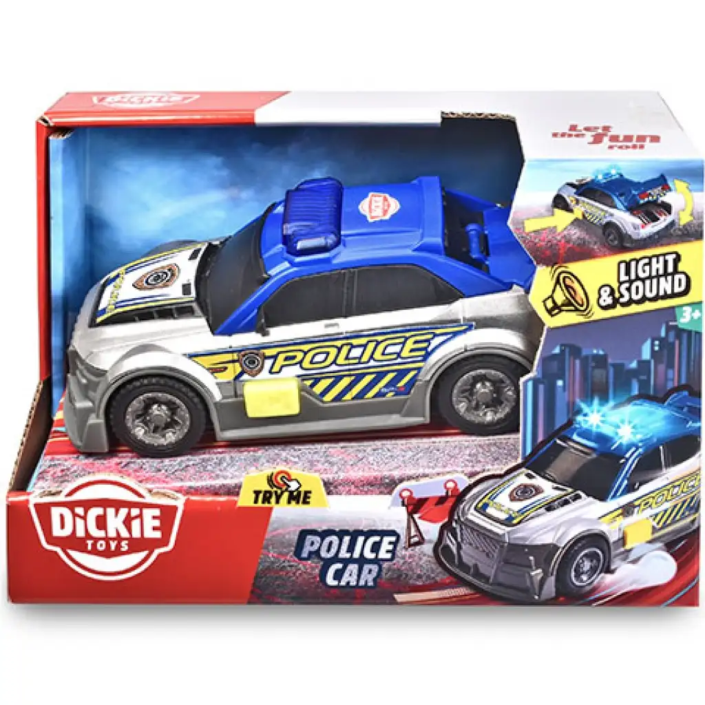 Rendőrautó fénnyel és hanggal 15cm - Dickie Toys kép 1