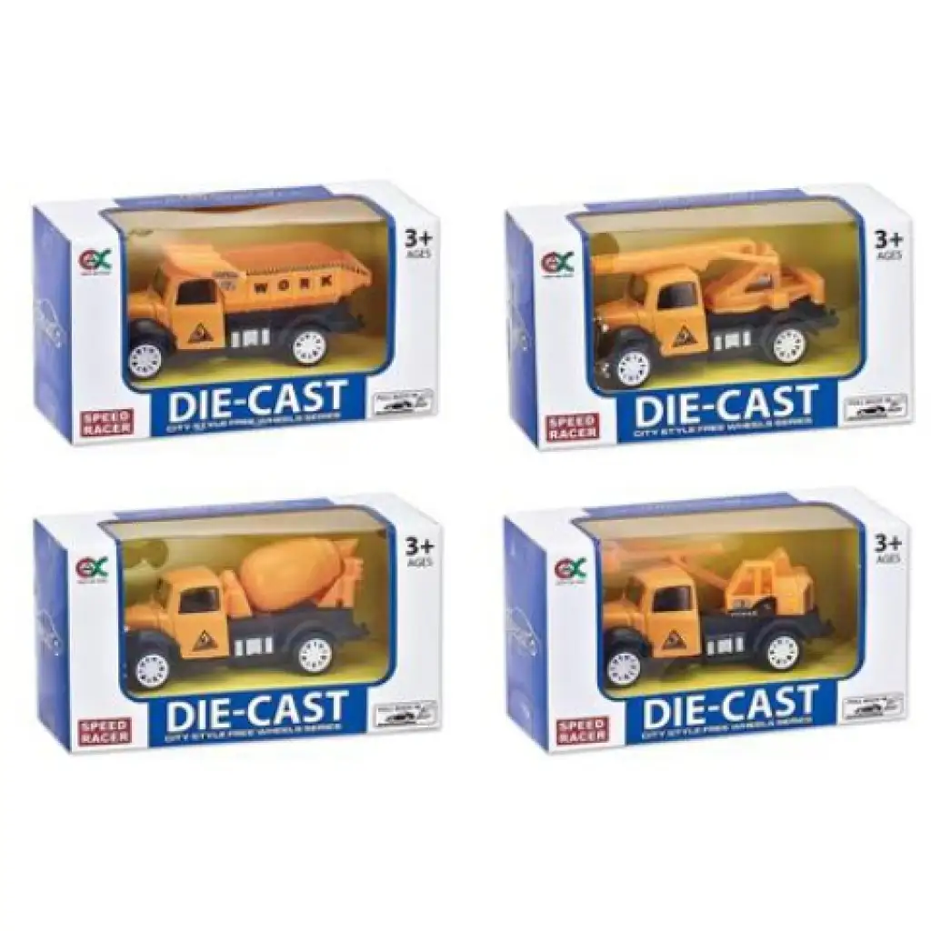 Die-Cast Classics: Építőipari teherautók több változatban 1/55 kép 1