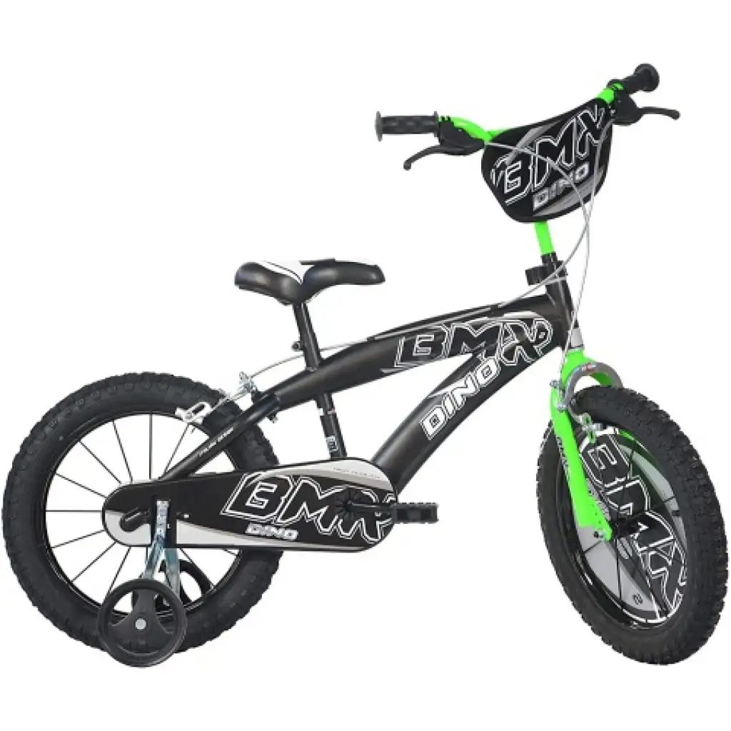 BMX gyerek bicikli fekete színben 16-os méret - Dino Bikes kerékpár kép 1