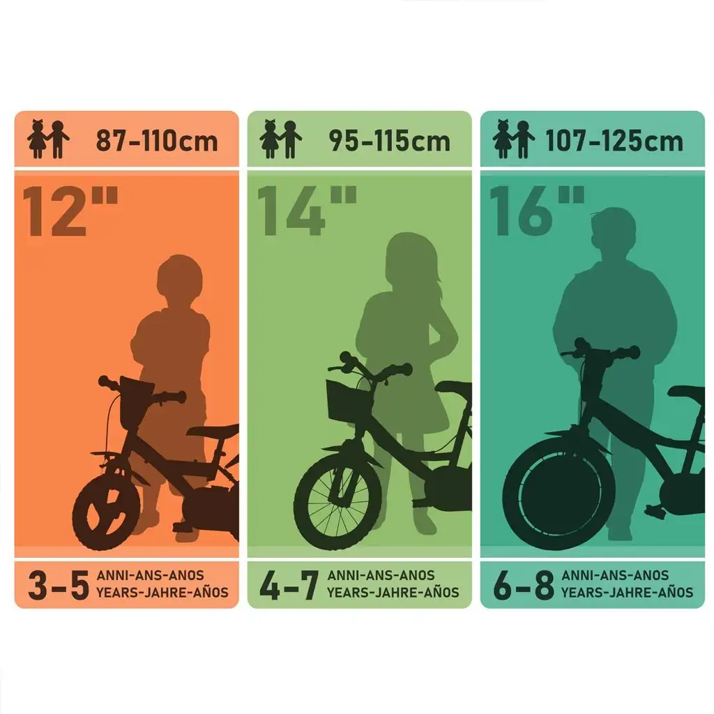 Hot Wheels 12” gyerek bicikli kulacstartóval és oldalkerekekkel narancssárga-fekete színben – Dino Bikes kerékpár kép 5