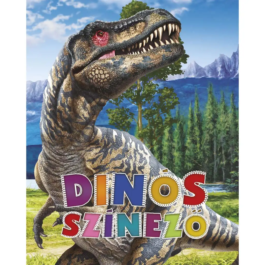 Dinós színező füzet kép 1
