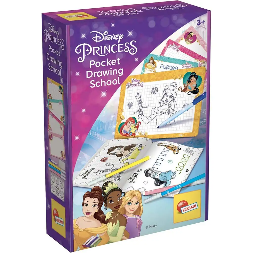 Disney Hercegnők Kis méretű rajziskola - Lisciani kép 1