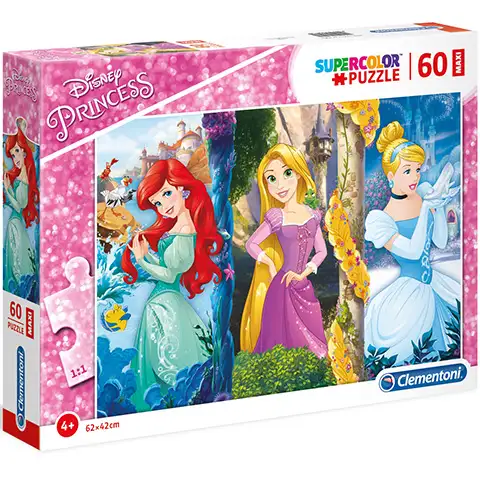 Disney Hercegnők Maxi puzzle 60db-os - Clementoni kép 1