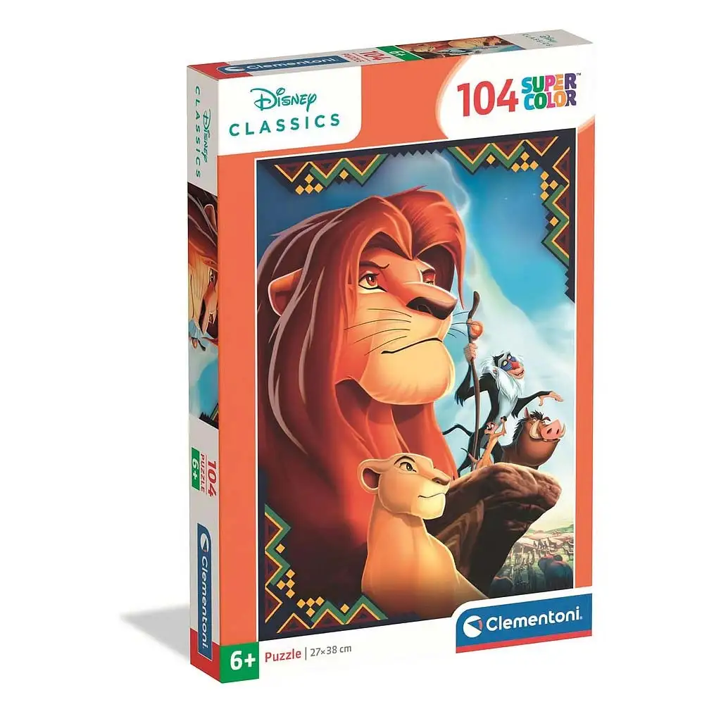 Disney Oroszlánkirály 104db-os supercolor puzzle - Clementoni kép 1