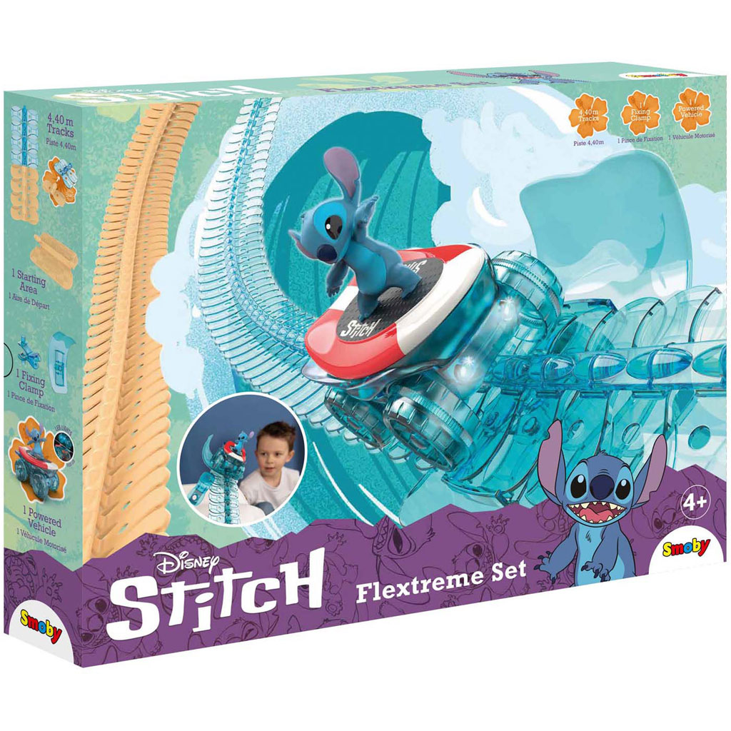 Disney Stitch Flextreme pályaszett - Simba Toys kép 1
