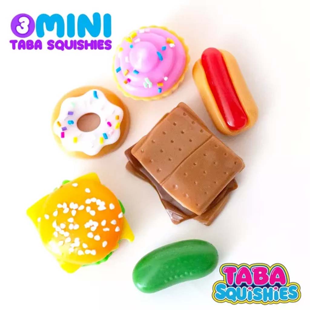 Mushmeez: DIY puha, squishy mini finomságok 3db-os szett többféle 1db kép 2