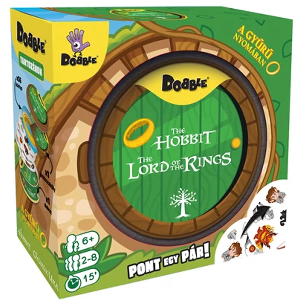 Dobble Hobbit - A Gyűrű nyomában társasjáték kép 1