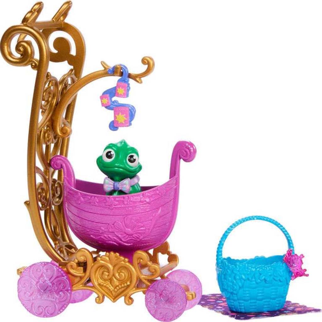 Disney Hercegnők Kiskedvenc hintó Aranyhaj - Mattel kép 3