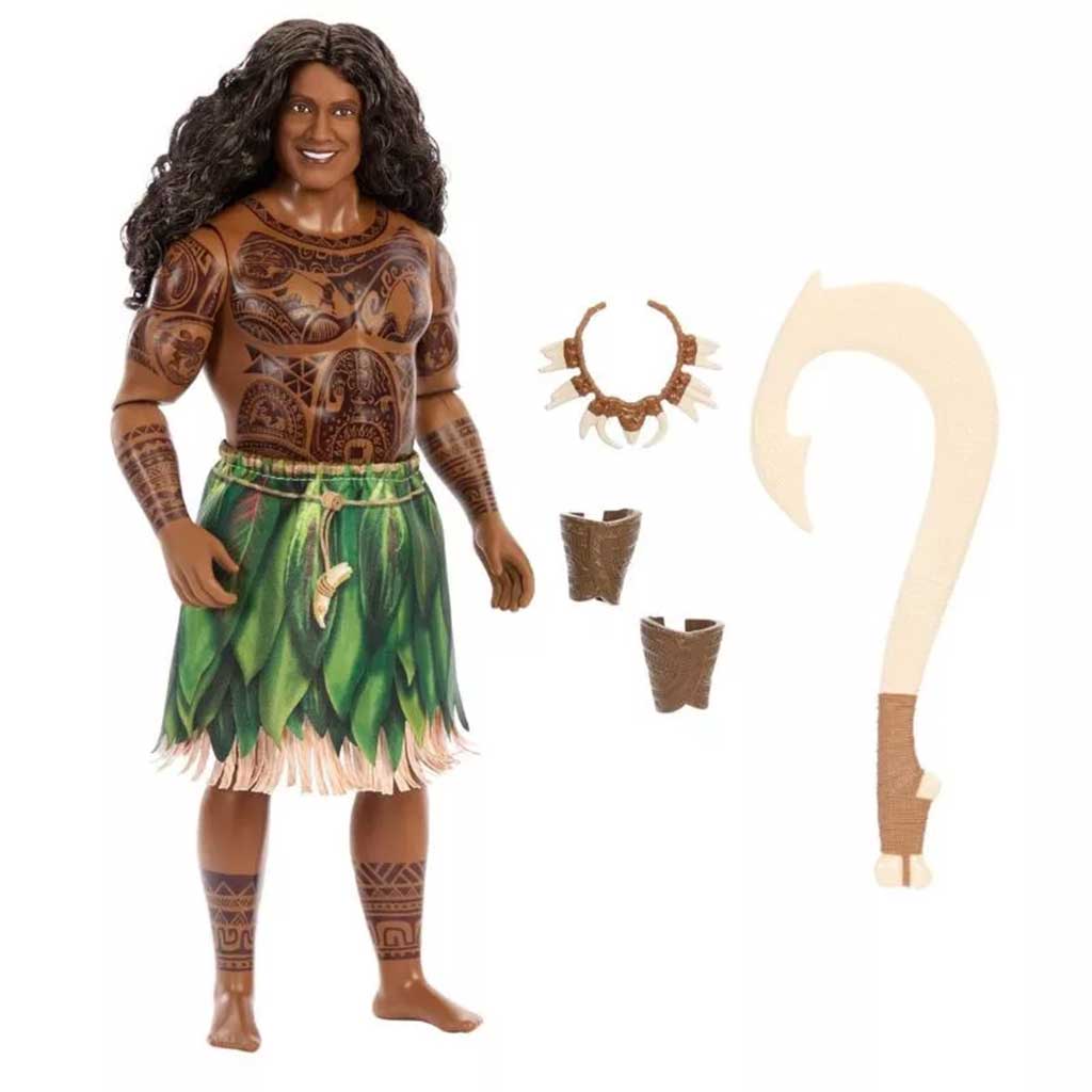 Disney Hercegnők: Vaiana a film - Maui figura 26cm - Mattel kép 3