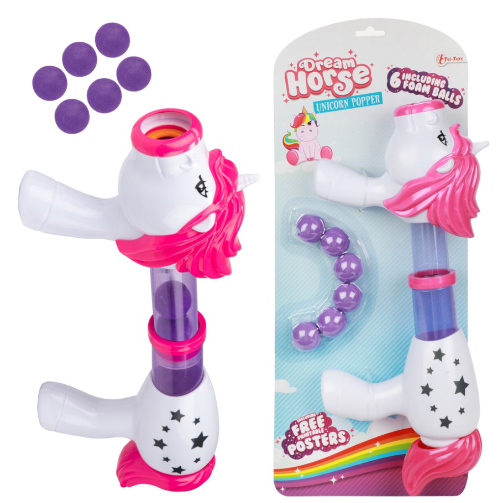 Dream Horse Unikornis szivacsgolyó lövő fegyver kép 1