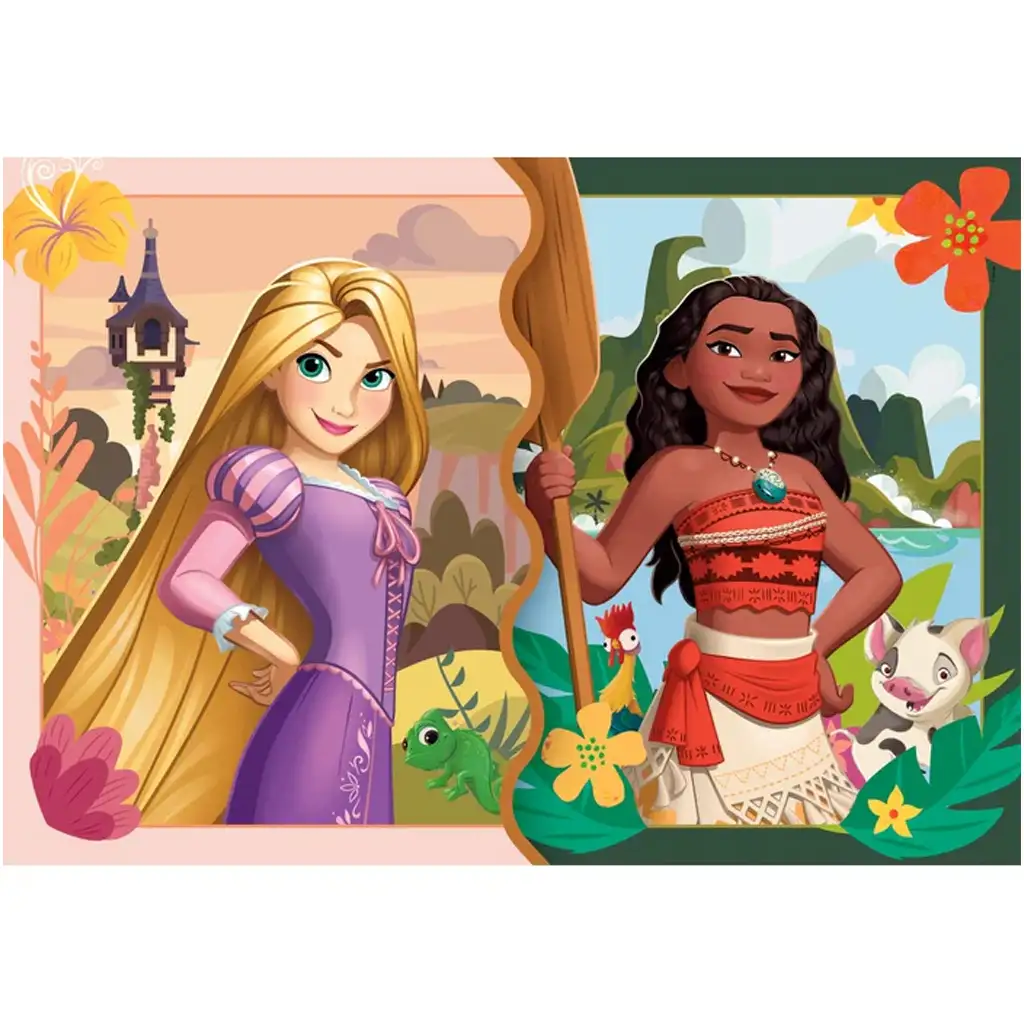 Disney Hercegnők 2 az 1-ben puzzle - Clementoni kép 3