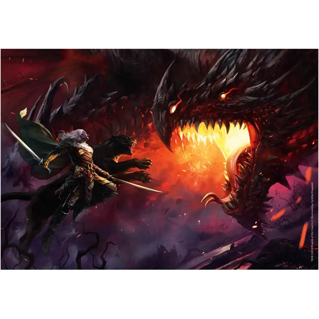 Dungeons & Dragons – Sárkányharc 1000 db-os puzzle poszterrel - Clementoni kép 2