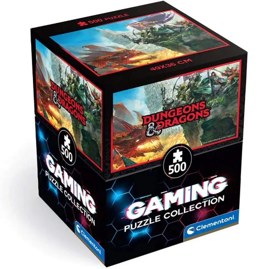 Dungeons & Dragons – Lángok földje 500db-os puzzle - Clementoni kép 1