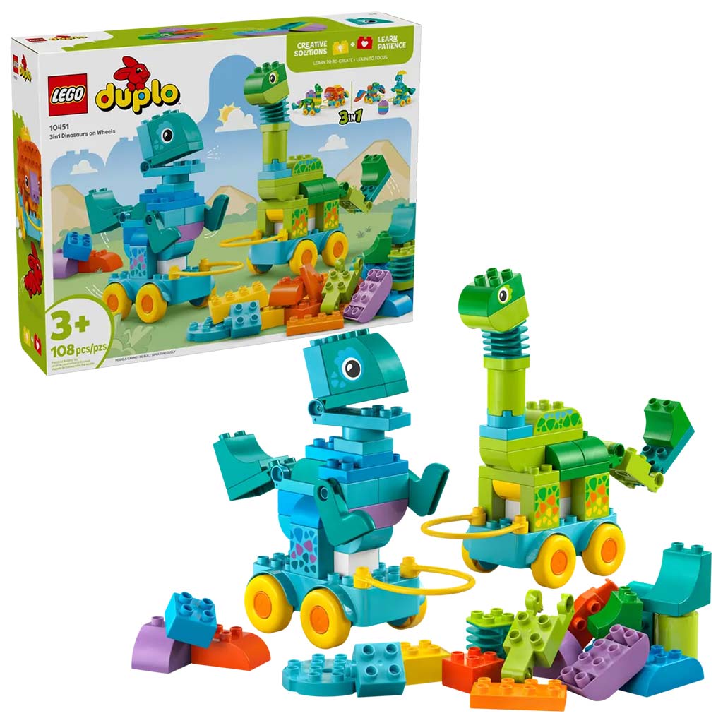 LEGO® DUPLO®: 3 az 1-ben guruló dinók (10451) kép 1